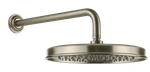 Верхний душ Gessi Venti20, настенный, Ø300 мм, цвет Finox Brushed Nickel