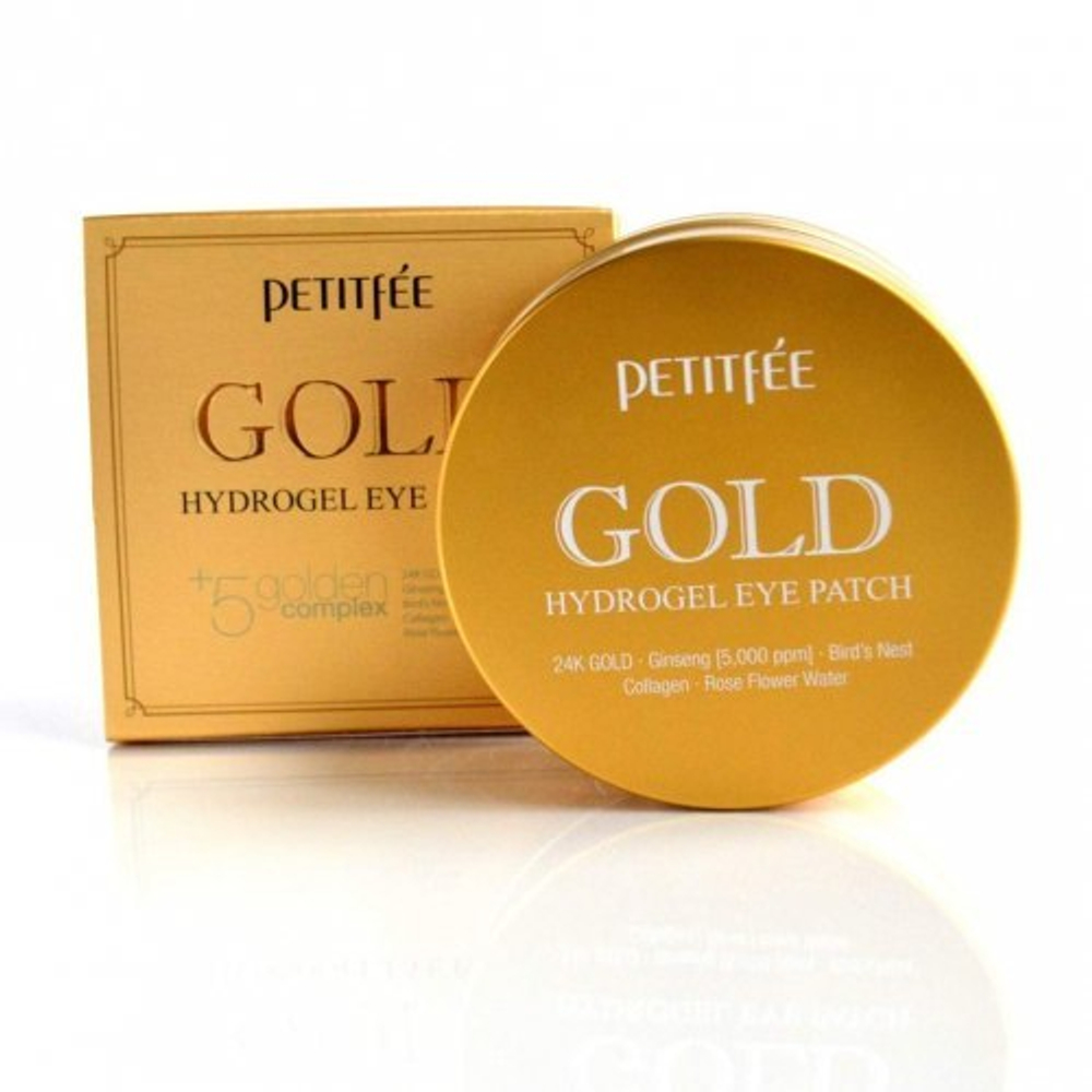 Petitfee Gold Hydrogel Eye Patch гидрогелевые патчи для глаз с золотом