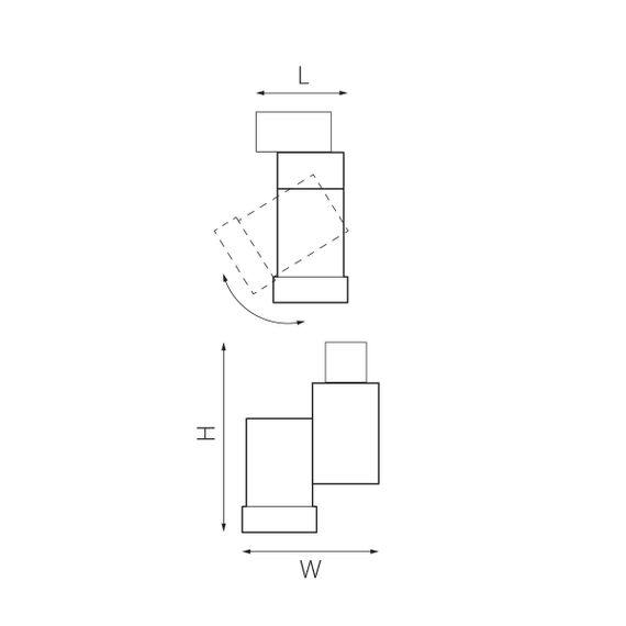 Комплект с трековым светильником Lightstar Illumo X1 (592027+051027) A1T051027