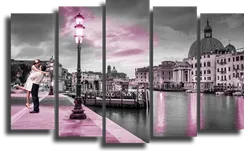 Модульная картина "Я тебя Люблю. Венеция"