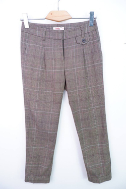 Брюки Zolla в клетку, маркировка XS, визуально на 42 размер