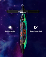 Самокат Micro Sprite Glow (светится в темноте) LED, Art Млечный путь