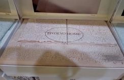 Постельное белье FORZA  розовый с кружевом deluxe TIVOLYO HOME Турция