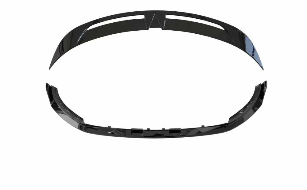 Карбоновый спойлер и губа бампера для Tesla Model Y РЕСТАЙЛИНГ 2025+ Тесла аэродинамический обвес