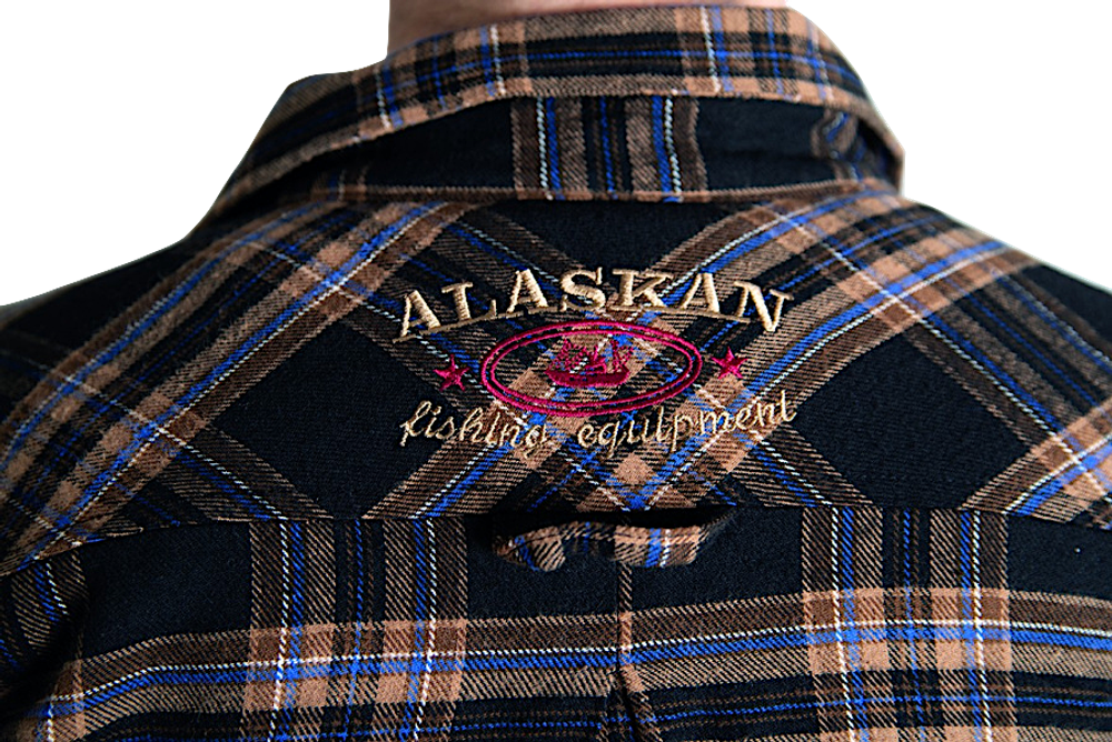 Рубашка Alaskan AFSBRC с меховой подкладкой Коричневая Клетка -