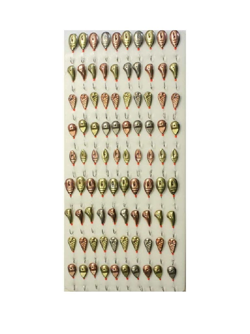 Мормышка металлическая паяная №41-H крючок №12