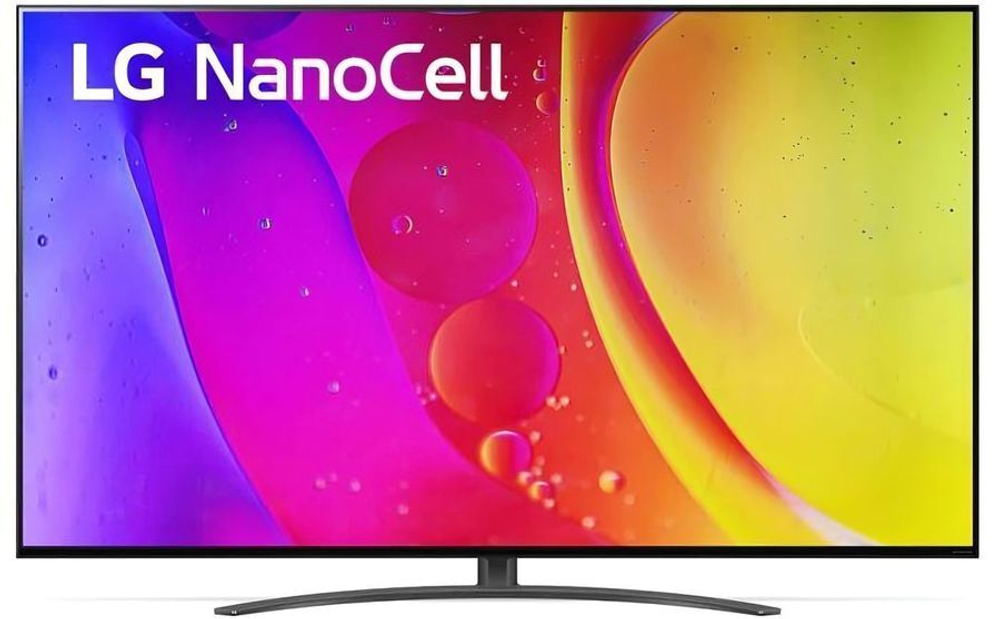 Телевизор LG 50" 50NANO826QB, NanoCell, 4K Ultra HD, черный, СМАРТ ТВ, WebOS