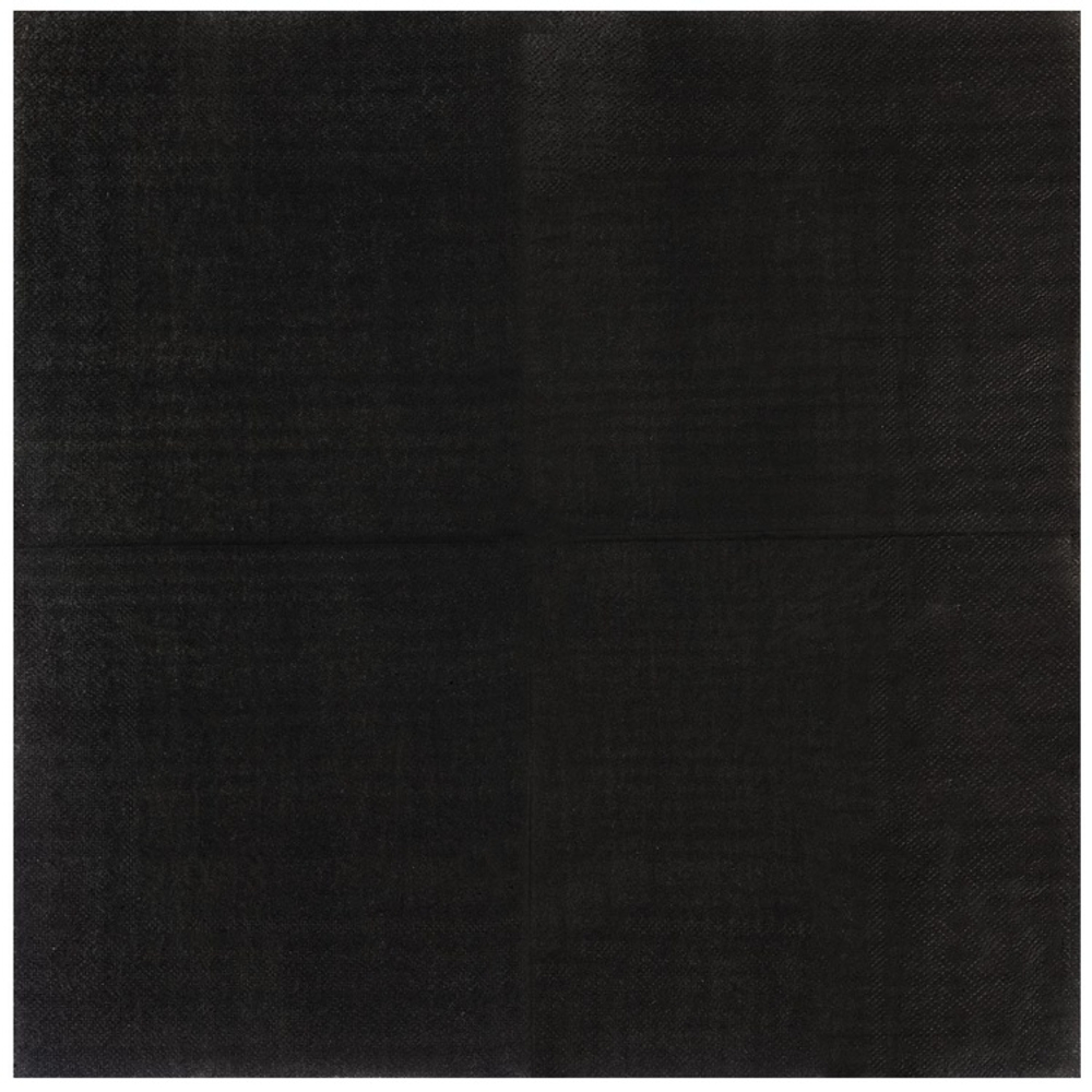 Салфетка в черном цвете, 33 см, 12 шт