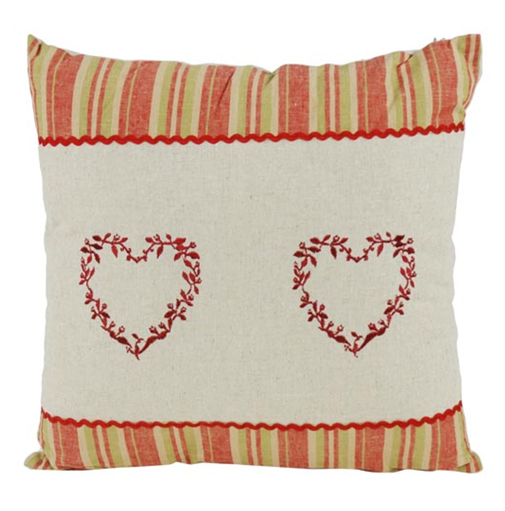 Подушка декоративная "Сердце" 40х40см