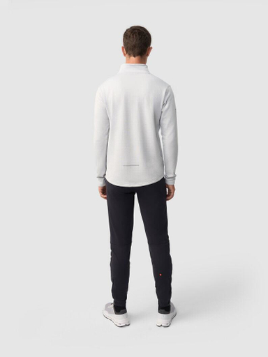 Зимняя беговая рубашка GRI Лонг 5.0 мужская светло-серая