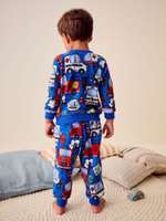 Пижама флисовая для мальчика Next B82-370, Синий