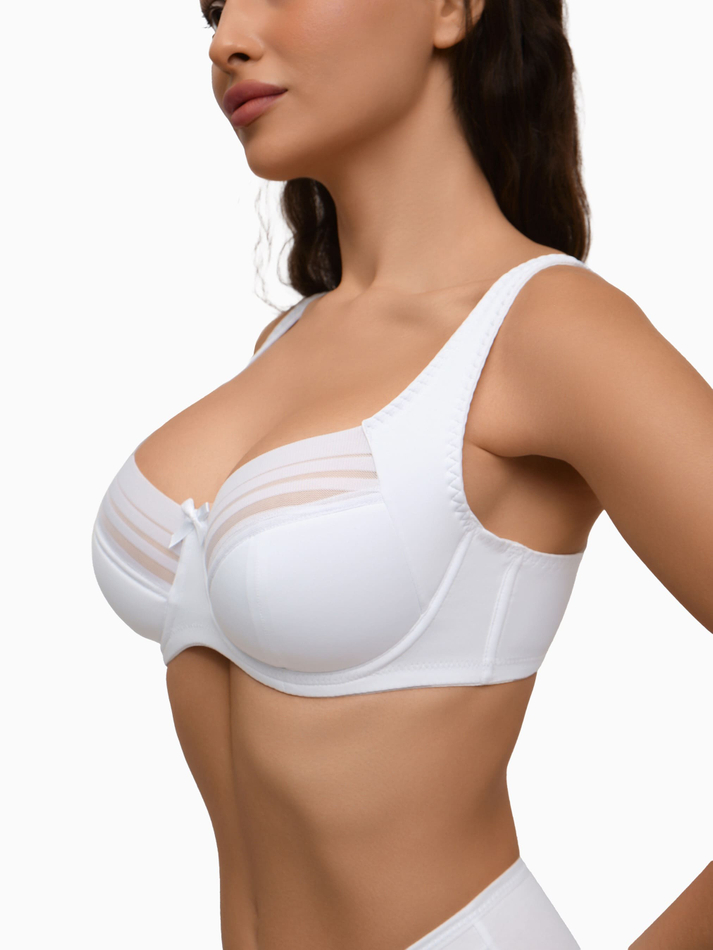 Бюстгальтер OIRO с чашками на спонже и на косточках Lily