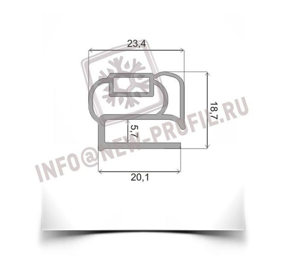 Уплотнитель для холодильника Snaige RF-270 м.к 510*570 мм (014)