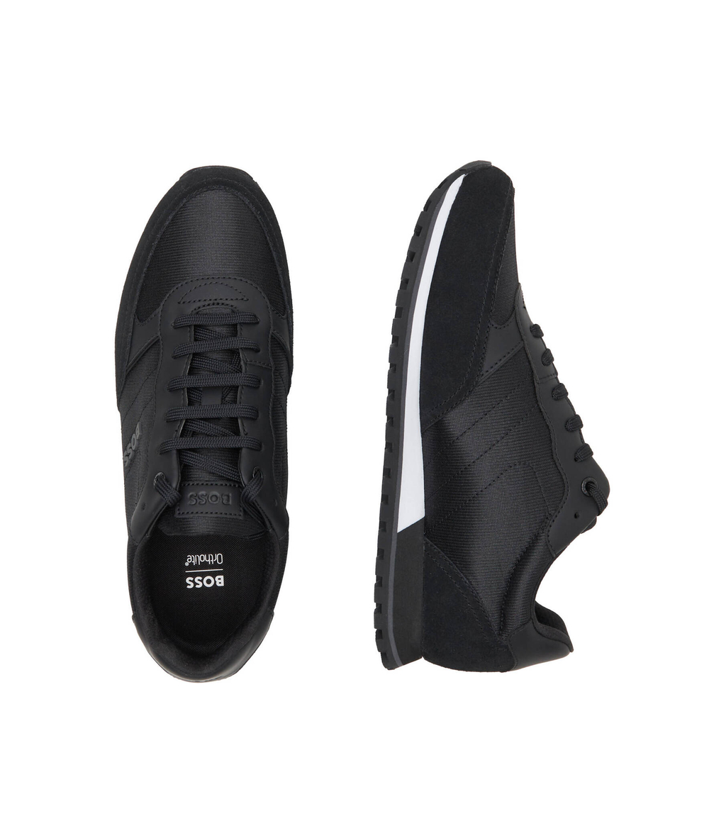 Кожаные кроссовки parkour BOSS BLACK - черный(50498133)