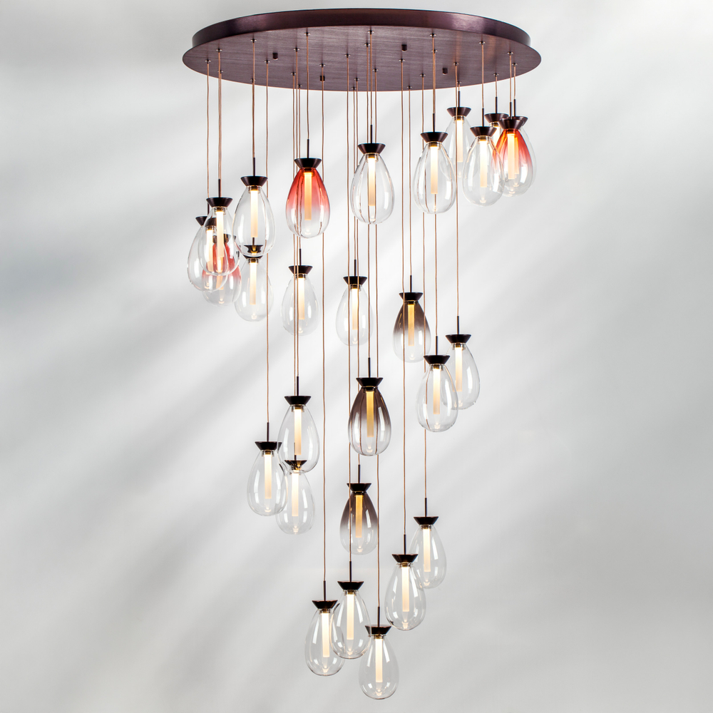 805289 Люстра COLORE LED 28х4W 5600LM КОФЕЙНЫЙ/МУЛЬТИКОЛОР 3000K