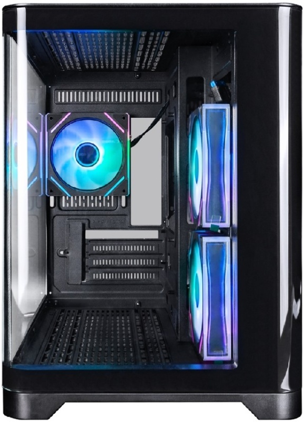 Корпус mATX 1STPLAYER UVIEW UV6 ARGB Black