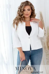 Пиджак 22-17-Молочный Minova