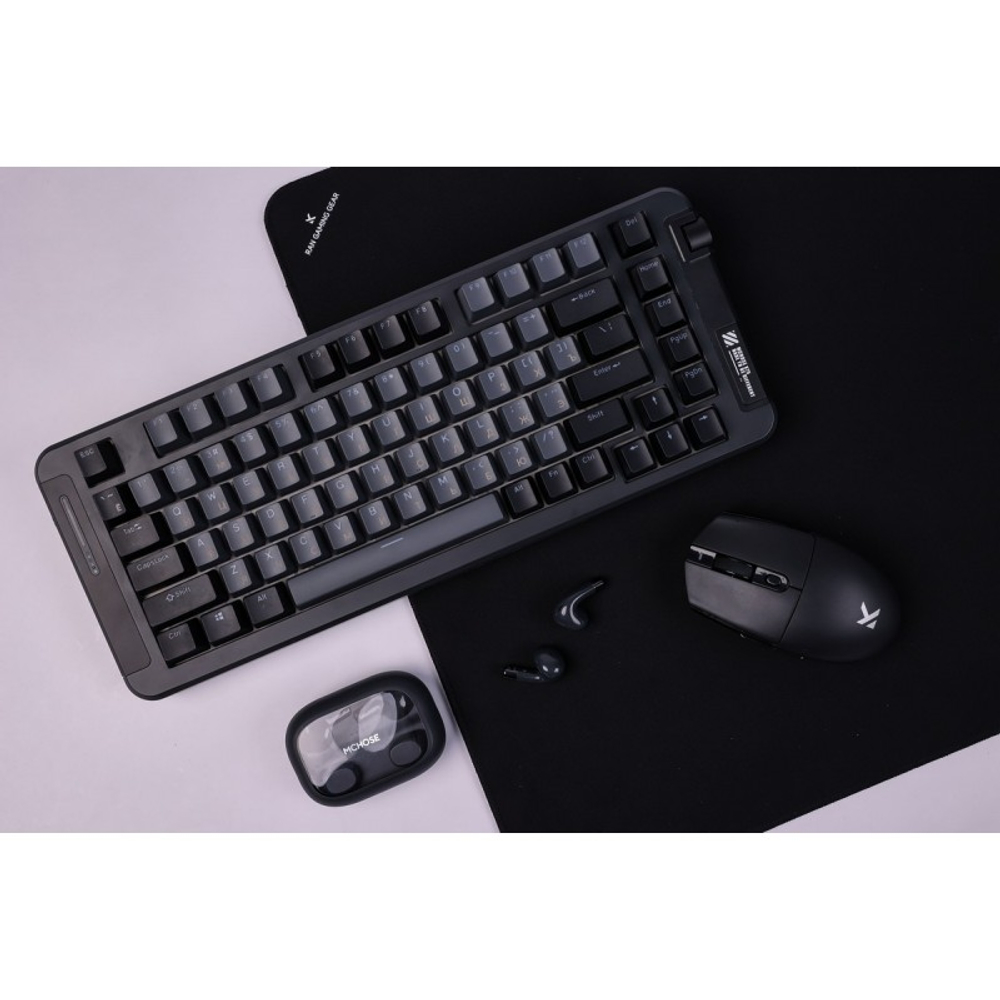 Беспроводная механическая клавиатура MCHOSE X75, черный, Hyacinth Switch (X75-B-H)
