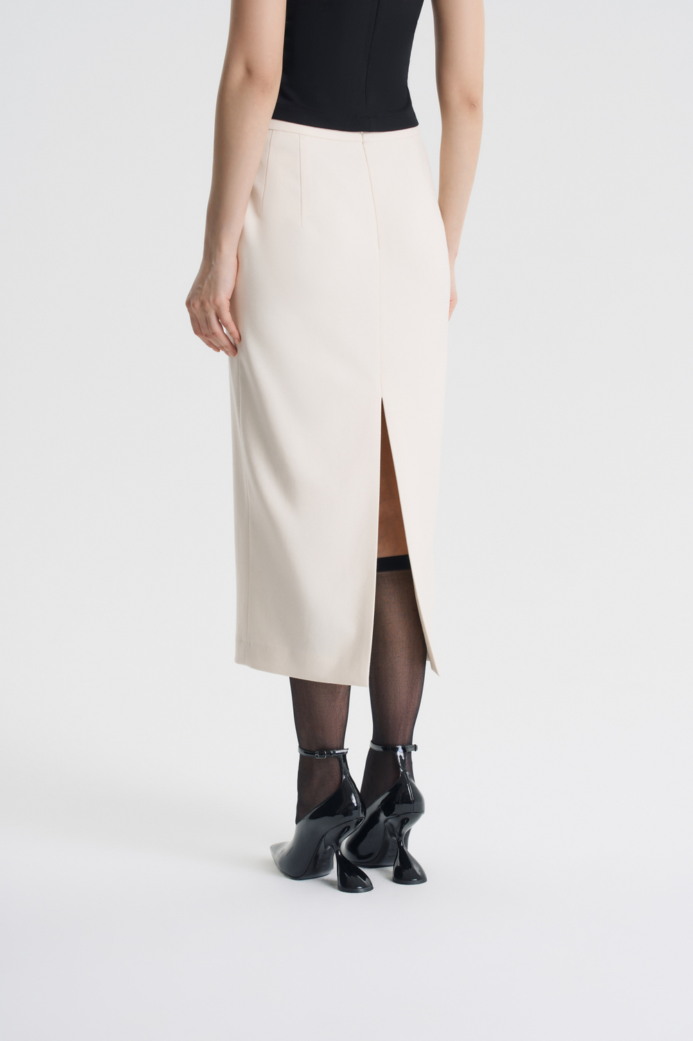 Юбка-миди зауженная