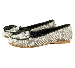 Балетки из кожи питона SH-78