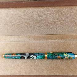 Ручка с ручной росписью Палех "Панда"