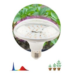 Фитолампа для растений светодиодная ЭРА FITO-18W-RB-E27 красно-синего спектра 18 ВТ Е27