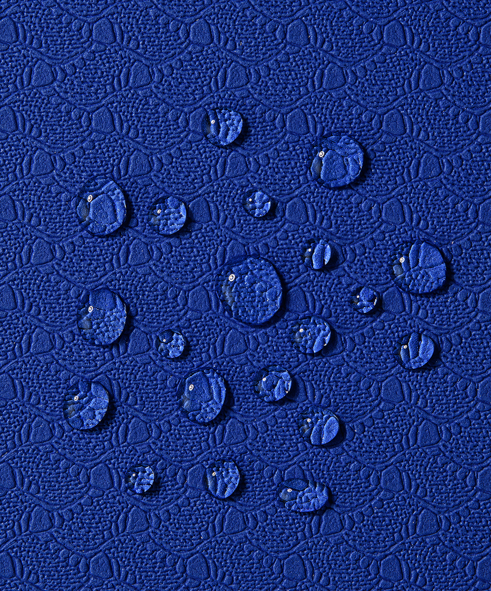 Коврик для йоги и фитнеса STARFIT FM-201, TPE, 183x61x0,4 см, темно-синий/синий