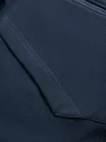 Худи Hardlunch Logo на молнии темно-синий