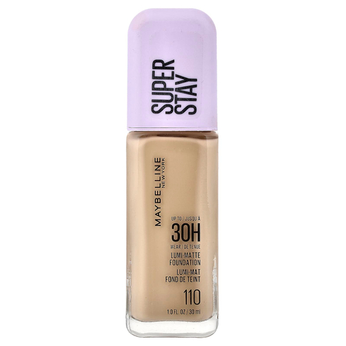 Maybelline, Super Stay, тональный крем сияющий, 110, 30 мл (1 жидк. унция)