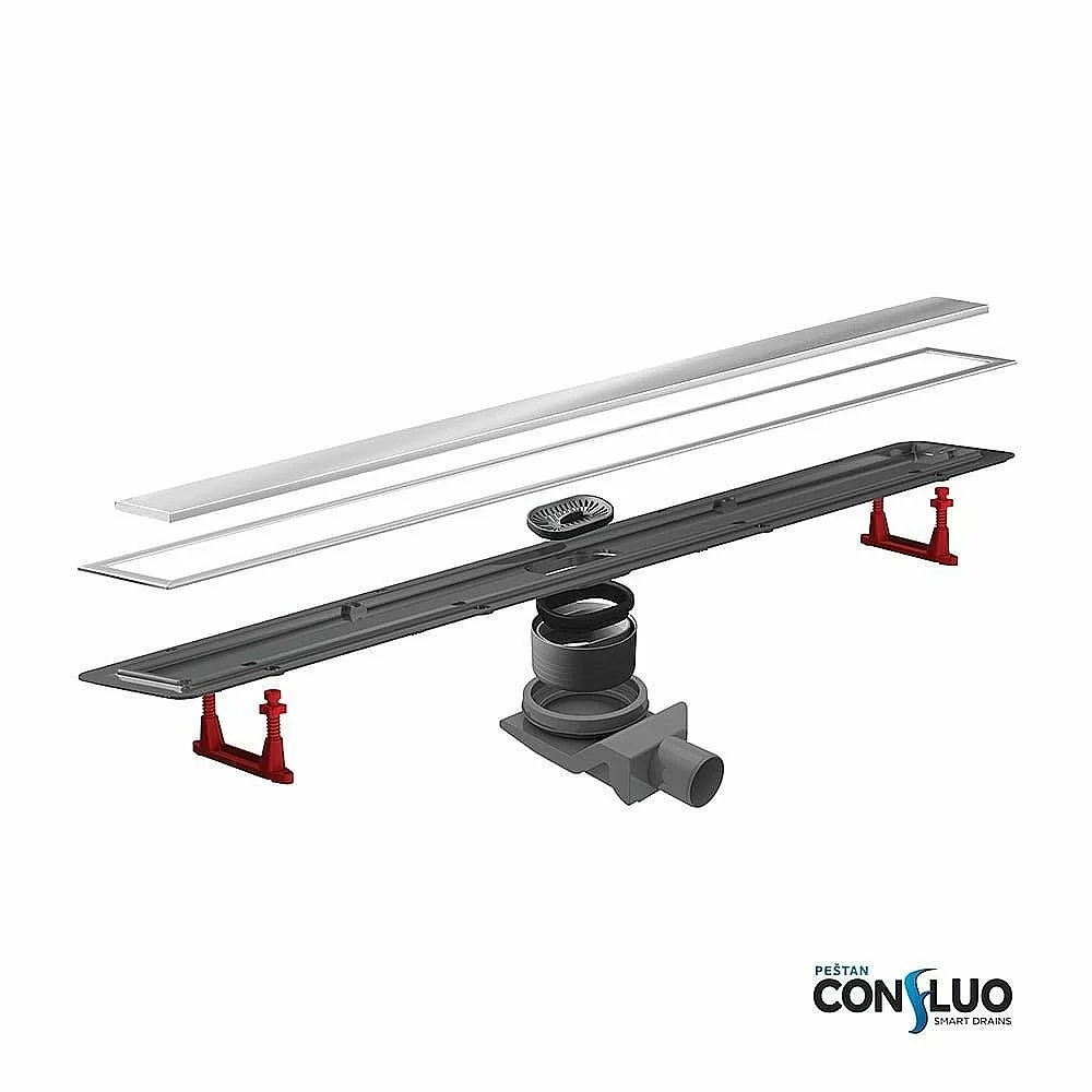 Душевой трап PESTAN Confluo Premium Line 850 матовый хром