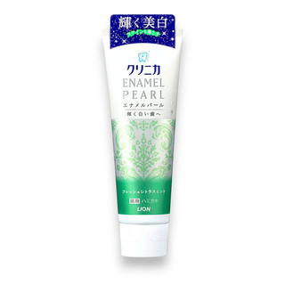 Зубная паста отбеливающая Lion Япония Clinica Enamel Pearl, цитрусово-мятный аромат, 130 г