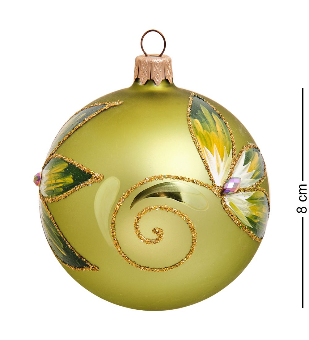 Элита НФШ-1325 Ел. украшение Шар «Подснежник» 80 мм