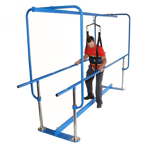 Тренажер брусья для ходьбы с монорельсом