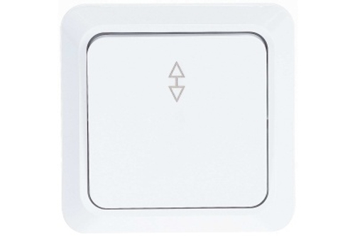 Выключатель 1кл прох бел Олимп ОП 10А 220В (О0025) (1/10/100)