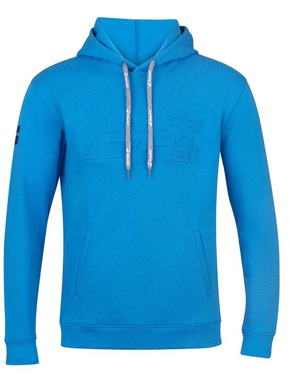 Мужская теннисная кофта Babolat Exercise Hood Sweat Men - blue aster