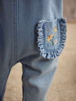 Боди с длинным рукавом и комбинезон в комлекте для малышей Next E65-358, Молочный, Синий