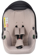 Детская коляска Indigo Impulse Eco 3 в 1 с автокреслом Avionaut Cosmo Beige Ie03 белая кожа/серый
