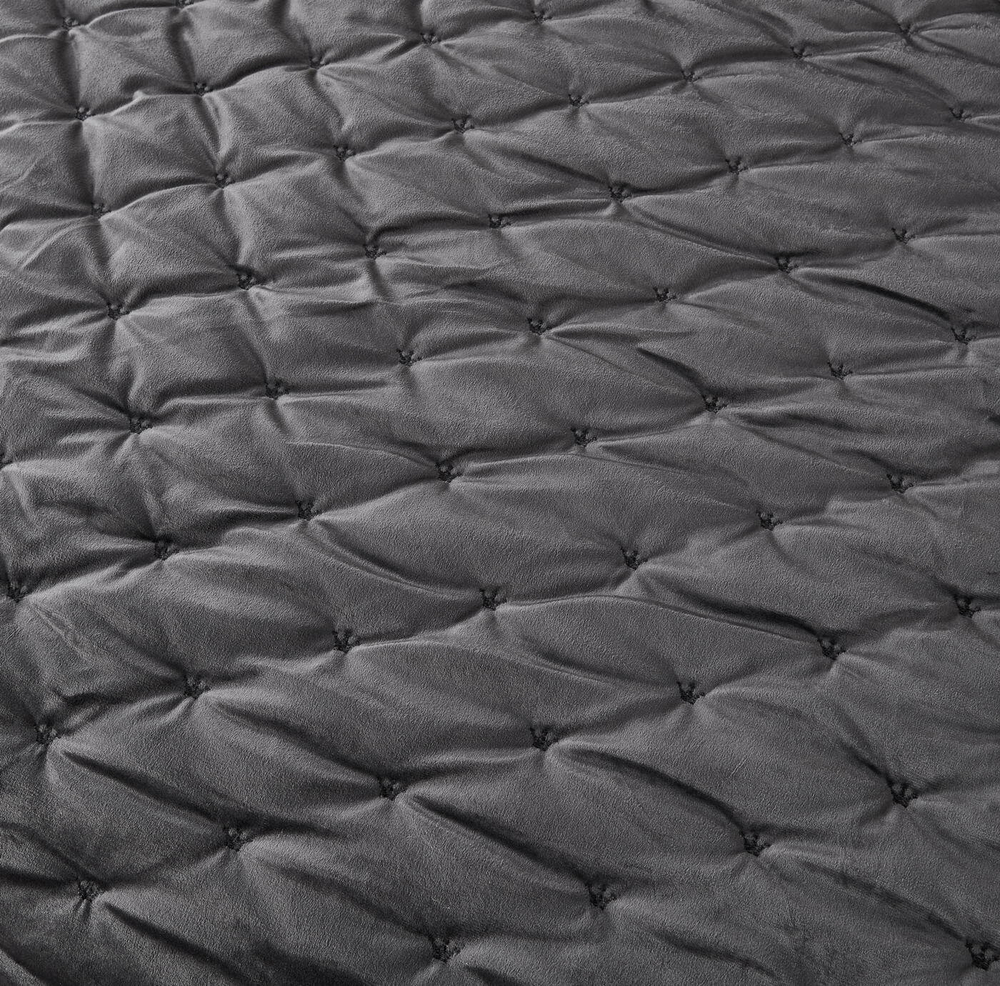 Покрывало 240x260 Sofi De MarkO Лея антрацитовое