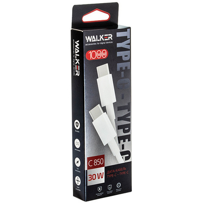 Кабель USB "WALKER" C850 для TYPE-C 30W