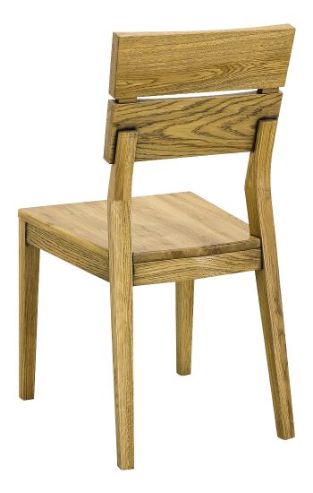 Стул Кёльн (дуб/тон Светлый дуб с черной патиной 004/жесткое сиденье)