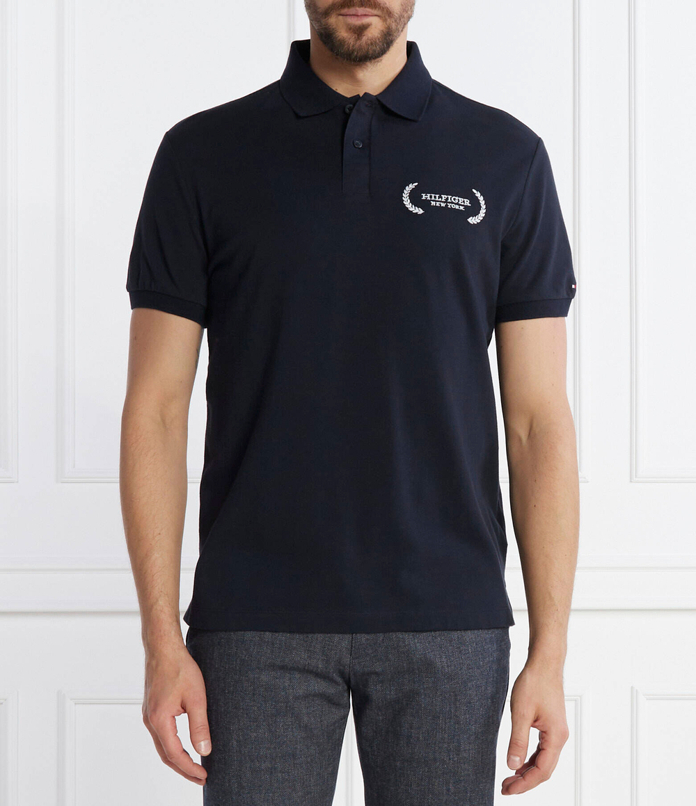 Поло Tommy Hilfiger - темно-синий(MW0MW33582)