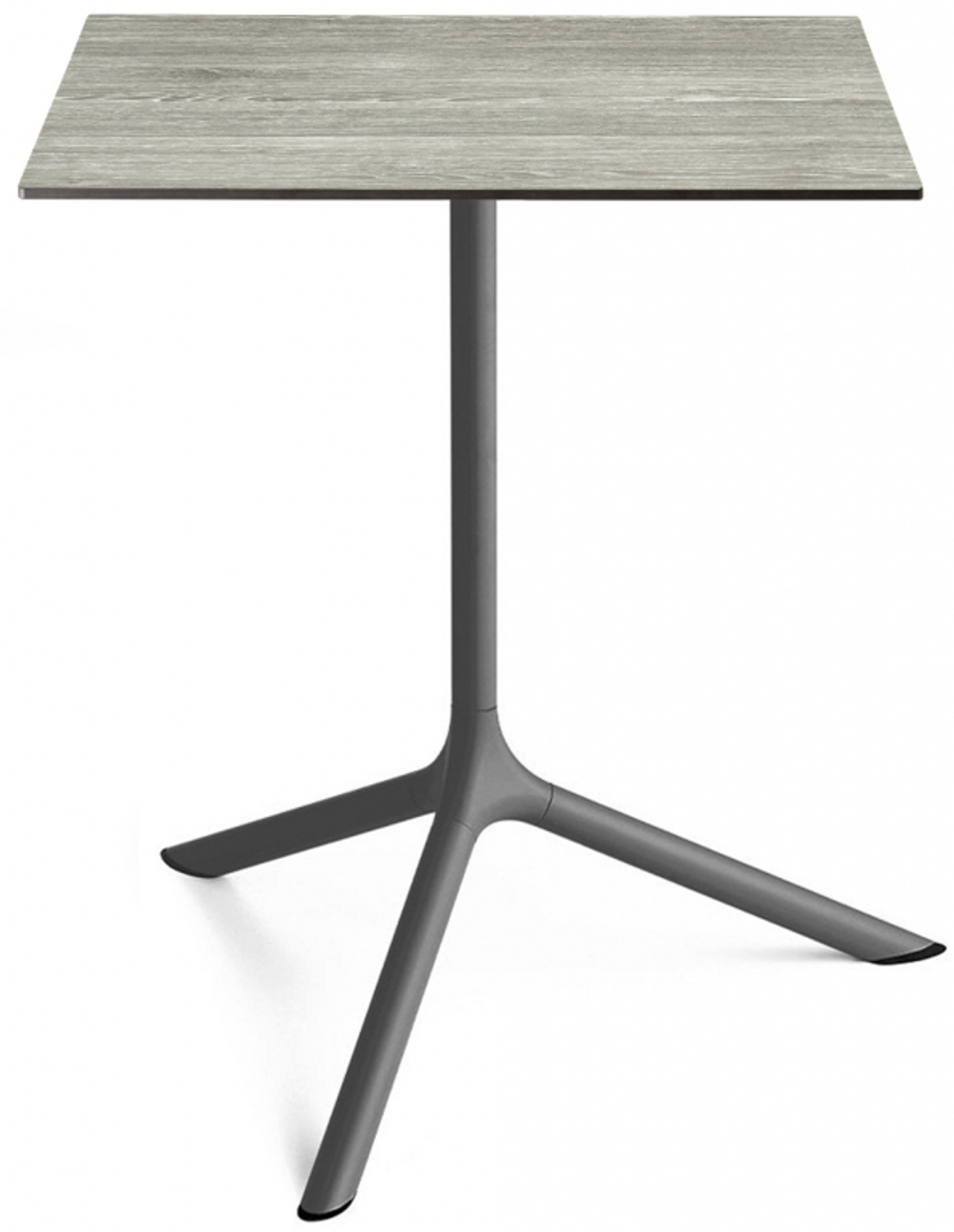 Стол ламинированный обеденный Scab Design Tripe Maxi, антрацит, состаренный серый дуб