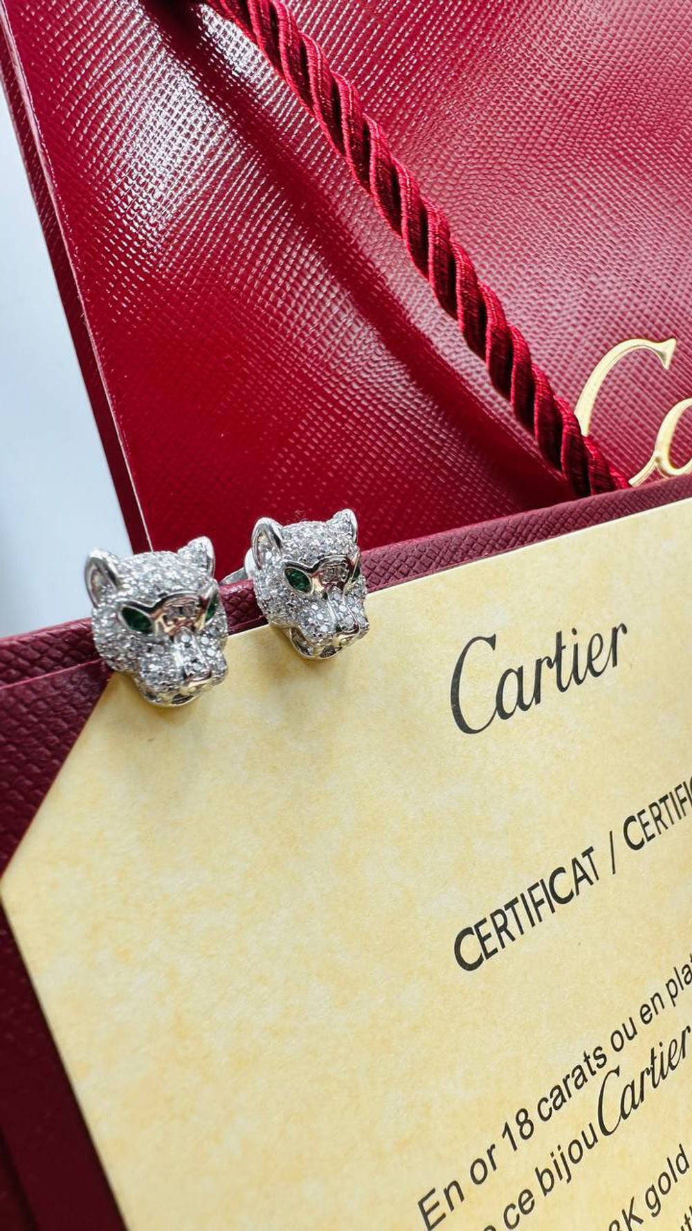 Серьги Cartier