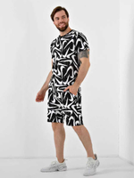 [m]Пижама мужская шорты+футболка 5489