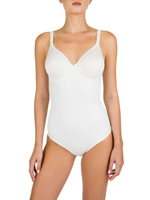 Боди с чашками-спейсер на каркасах (Размер: 80D) (Цвет: молочный)