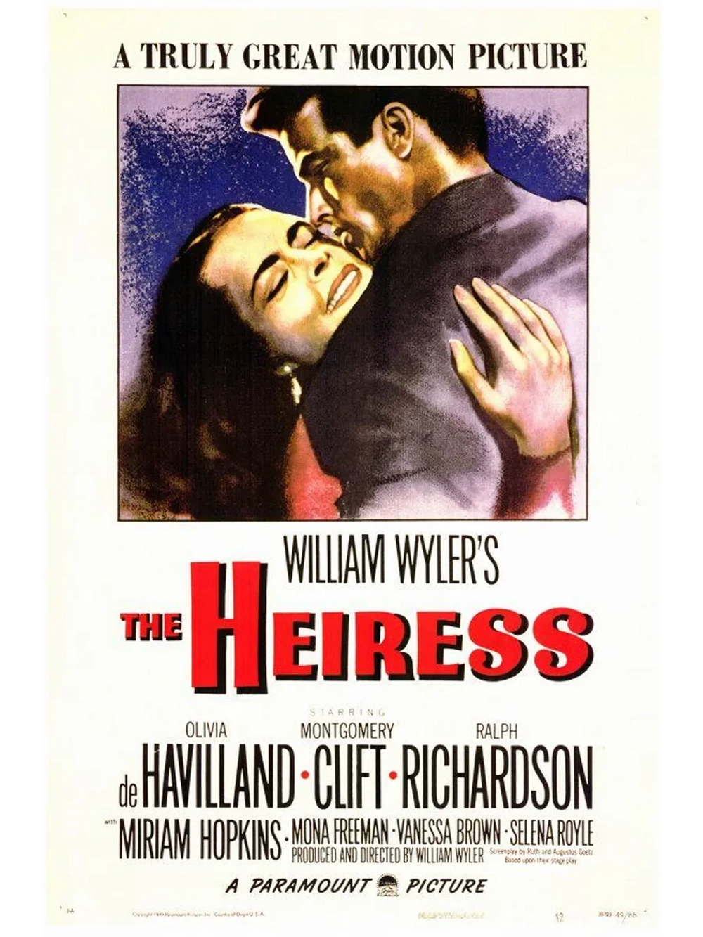 Наследница (1949) (DVD-R)