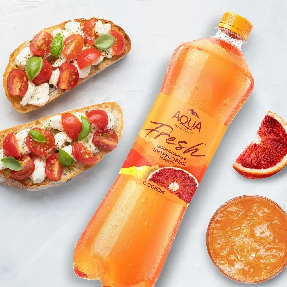 Газированный напиток Aqua Minerale Fresh Цитрус, 1 л
