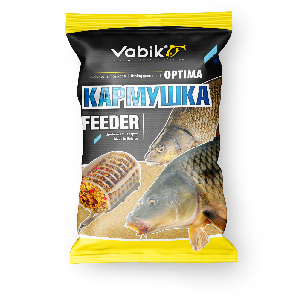Прикормка Vabik Optima Feeder "Кормушка" (желтая), 1кг