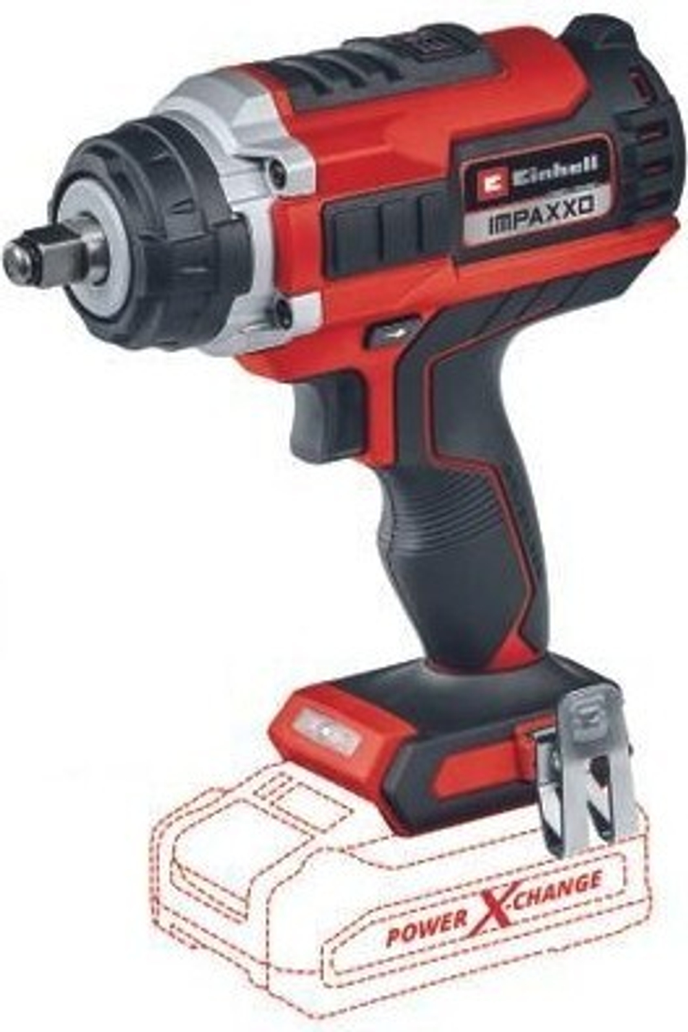 Гайковерт аккумуляторный EINHELL PXC Impaxxo 18/400 ударный 4510070