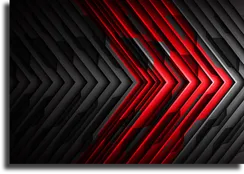 Постер "Красно-черная абстракция"